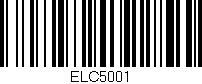 Código de barras (EAN, GTIN, SKU, ISBN): 'ELC5001'