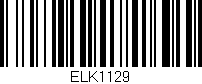 Código de barras (EAN, GTIN, SKU, ISBN): 'ELK1129'