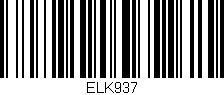 Código de barras (EAN, GTIN, SKU, ISBN): 'ELK937'