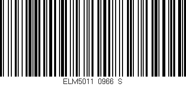 Código de barras (EAN, GTIN, SKU, ISBN): 'ELM5011/0966_S'
