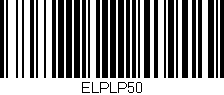 Código de barras (EAN, GTIN, SKU, ISBN): 'ELPLP50'