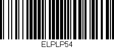 Código de barras (EAN, GTIN, SKU, ISBN): 'ELPLP54'