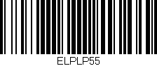 Código de barras (EAN, GTIN, SKU, ISBN): 'ELPLP55'