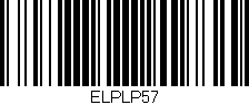 Código de barras (EAN, GTIN, SKU, ISBN): 'ELPLP57'
