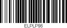 Código de barras (EAN, GTIN, SKU, ISBN): 'ELPLP96'