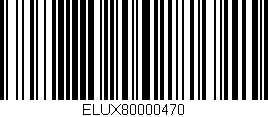 Código de barras (EAN, GTIN, SKU, ISBN): 'ELUX80000470'