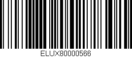 Código de barras (EAN, GTIN, SKU, ISBN): 'ELUX80000566'