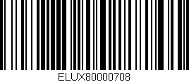 Código de barras (EAN, GTIN, SKU, ISBN): 'ELUX80000708'