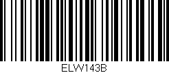 Código de barras (EAN, GTIN, SKU, ISBN): 'ELW143B'