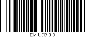 Código de barras (EAN, GTIN, SKU, ISBN): 'EM-USB-3-0'