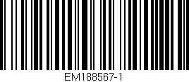 Código de barras (EAN, GTIN, SKU, ISBN): 'EM188567-1'