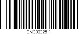 Código de barras (EAN, GTIN, SKU, ISBN): 'EM293225-1'