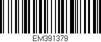 Código de barras (EAN, GTIN, SKU, ISBN): 'EM391379'