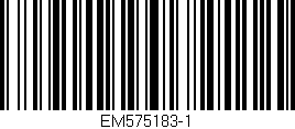 Código de barras (EAN, GTIN, SKU, ISBN): 'EM575183-1'