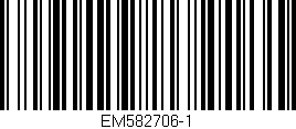 Código de barras (EAN, GTIN, SKU, ISBN): 'EM582706-1'