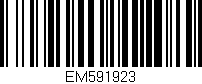 Código de barras (EAN, GTIN, SKU, ISBN): 'EM591923'