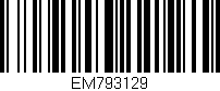 Código de barras (EAN, GTIN, SKU, ISBN): 'EM793129'