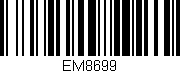 Código de barras (EAN, GTIN, SKU, ISBN): 'EM8699'