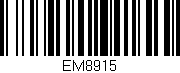 Código de barras (EAN, GTIN, SKU, ISBN): 'EM8915'