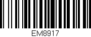 Código de barras (EAN, GTIN, SKU, ISBN): 'EM8917'