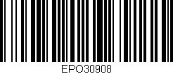 Código de barras (EAN, GTIN, SKU, ISBN): 'EPO30908'