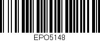 Código de barras (EAN, GTIN, SKU, ISBN): 'EPO5148'