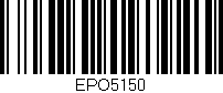 Código de barras (EAN, GTIN, SKU, ISBN): 'EPO5150'