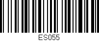 Código de barras (EAN, GTIN, SKU, ISBN): 'ES055'