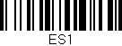 Código de barras (EAN, GTIN, SKU, ISBN): 'ES1'