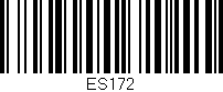 Código de barras (EAN, GTIN, SKU, ISBN): 'ES172'