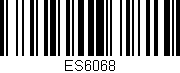 Código de barras (EAN, GTIN, SKU, ISBN): 'ES6068'