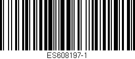 Código de barras (EAN, GTIN, SKU, ISBN): 'ES608197-1'