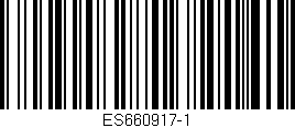 Código de barras (EAN, GTIN, SKU, ISBN): 'ES660917-1'