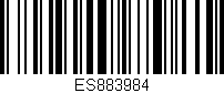 Código de barras (EAN, GTIN, SKU, ISBN): 'ES883984'