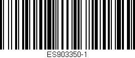 Código de barras (EAN, GTIN, SKU, ISBN): 'ES903350-1'