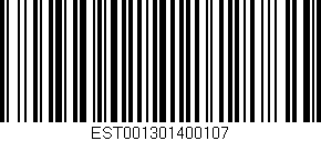 Código de barras (EAN, GTIN, SKU, ISBN): 'EST001301400107'