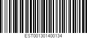 Código de barras (EAN, GTIN, SKU, ISBN): 'EST001301400134'