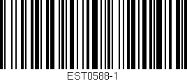 Código de barras (EAN, GTIN, SKU, ISBN): 'EST0588-1'