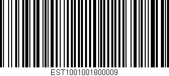 Código de barras (EAN, GTIN, SKU, ISBN): 'EST1001001800009'