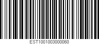 Código de barras (EAN, GTIN, SKU, ISBN): 'EST1001003000060'