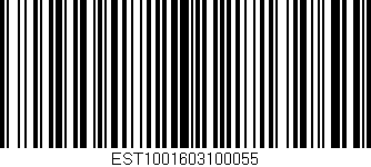 Código de barras (EAN, GTIN, SKU, ISBN): 'EST1001603100055'