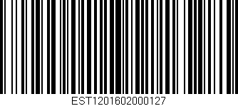 Código de barras (EAN, GTIN, SKU, ISBN): 'EST1201602000127'