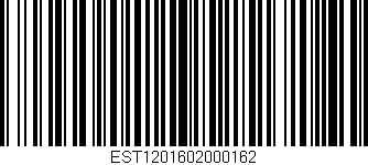 Código de barras (EAN, GTIN, SKU, ISBN): 'EST1201602000162'