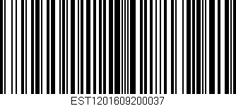 Código de barras (EAN, GTIN, SKU, ISBN): 'EST1201609200037'