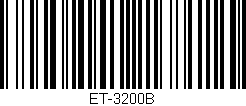 Código de barras (EAN, GTIN, SKU, ISBN): 'ET-3200B'
