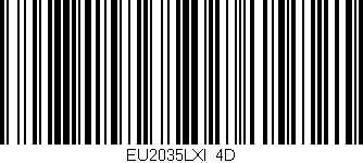 Código de barras (EAN, GTIN, SKU, ISBN): 'EU2035LXI/4D'
