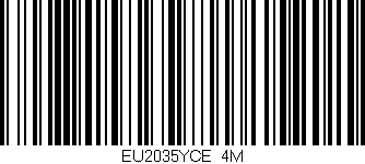Código de barras (EAN, GTIN, SKU, ISBN): 'EU2035YCE/4M'