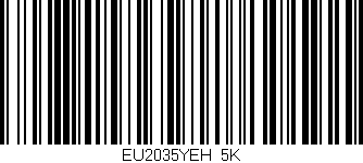 Código de barras (EAN, GTIN, SKU, ISBN): 'EU2035YEH/5K'