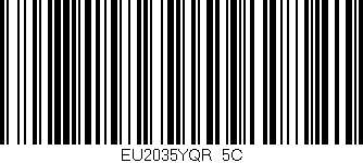 Código de barras (EAN, GTIN, SKU, ISBN): 'EU2035YQR/5C'
