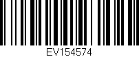 Código de barras (EAN, GTIN, SKU, ISBN): 'EV154574'